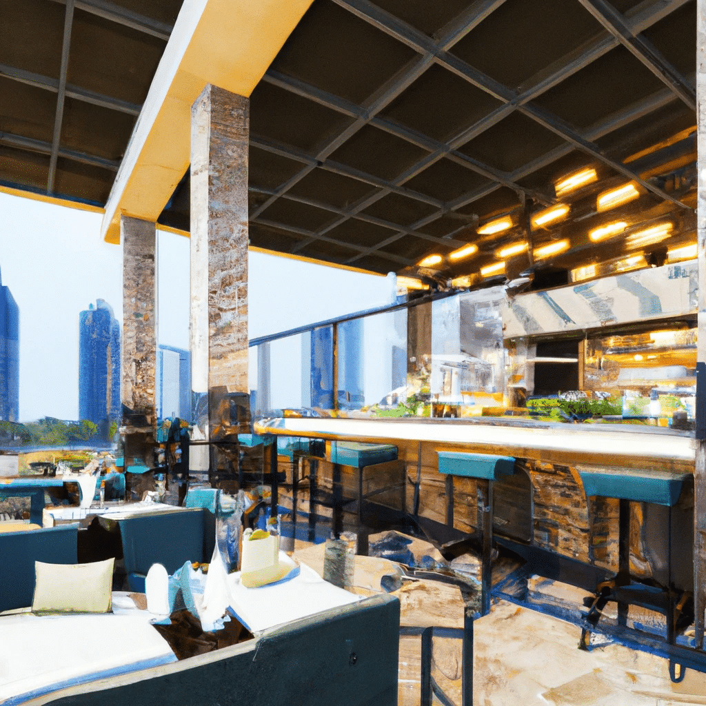 houston tx restaurant, high-quality digital photorealistic